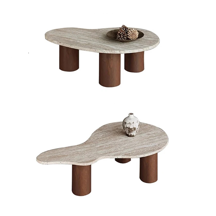 مجموعة من طاولتين قهوة أنيقتين