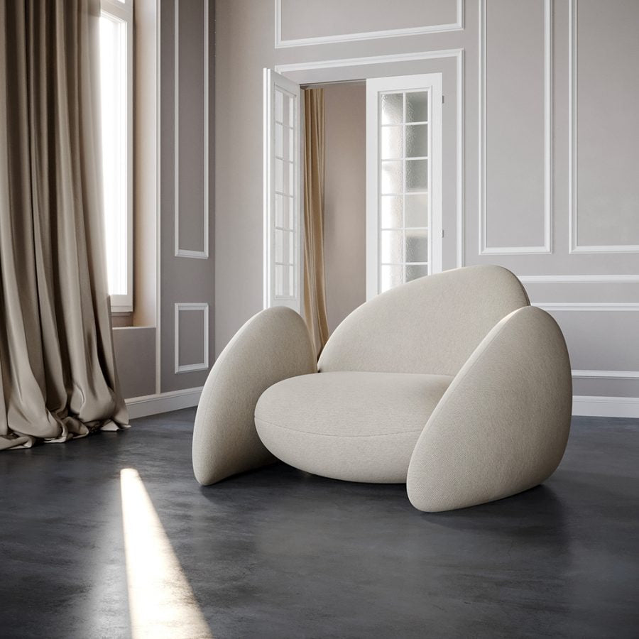 اريكة مفردة بتصميم مريح