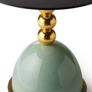 Pins green side table