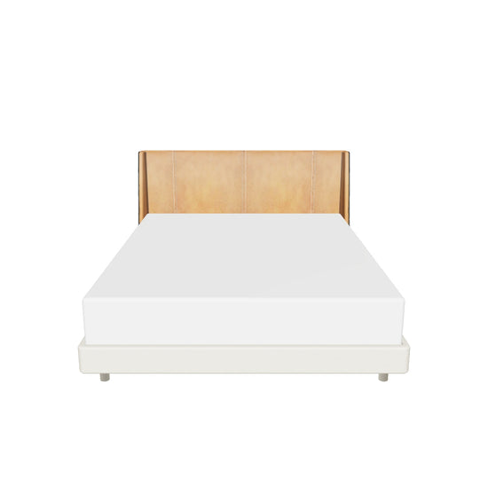 سرير نوم خشب طبيعي تصميم انيق