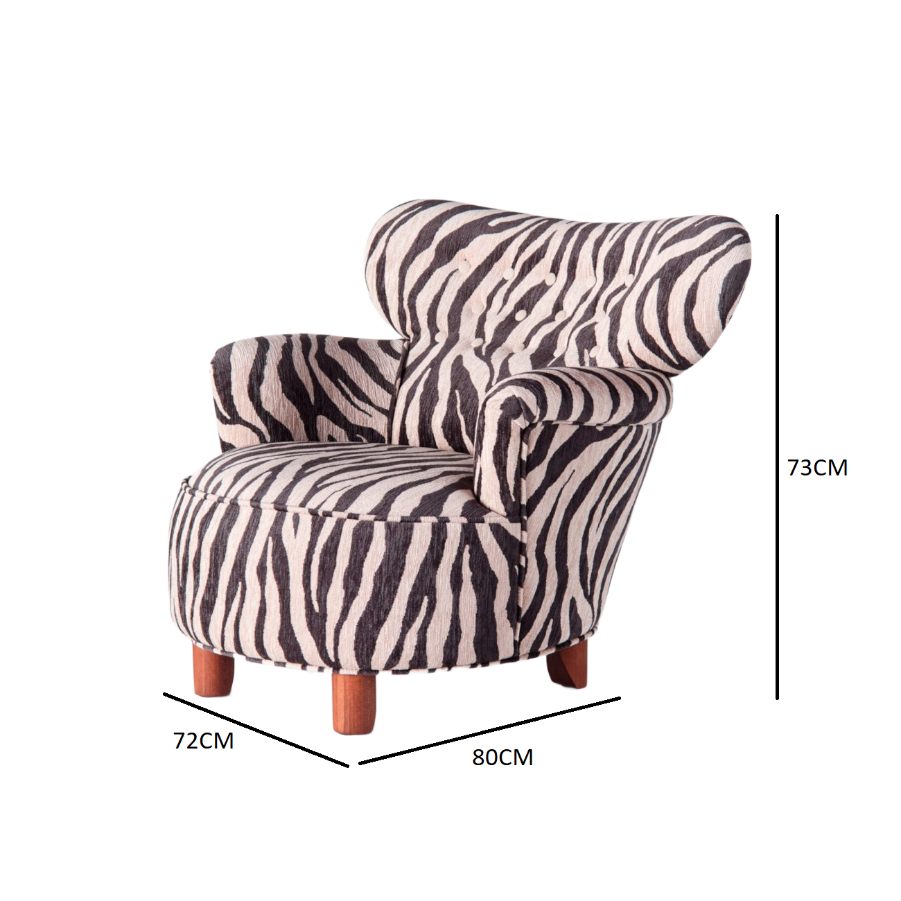 كرسي بذراعين بنمط فريد