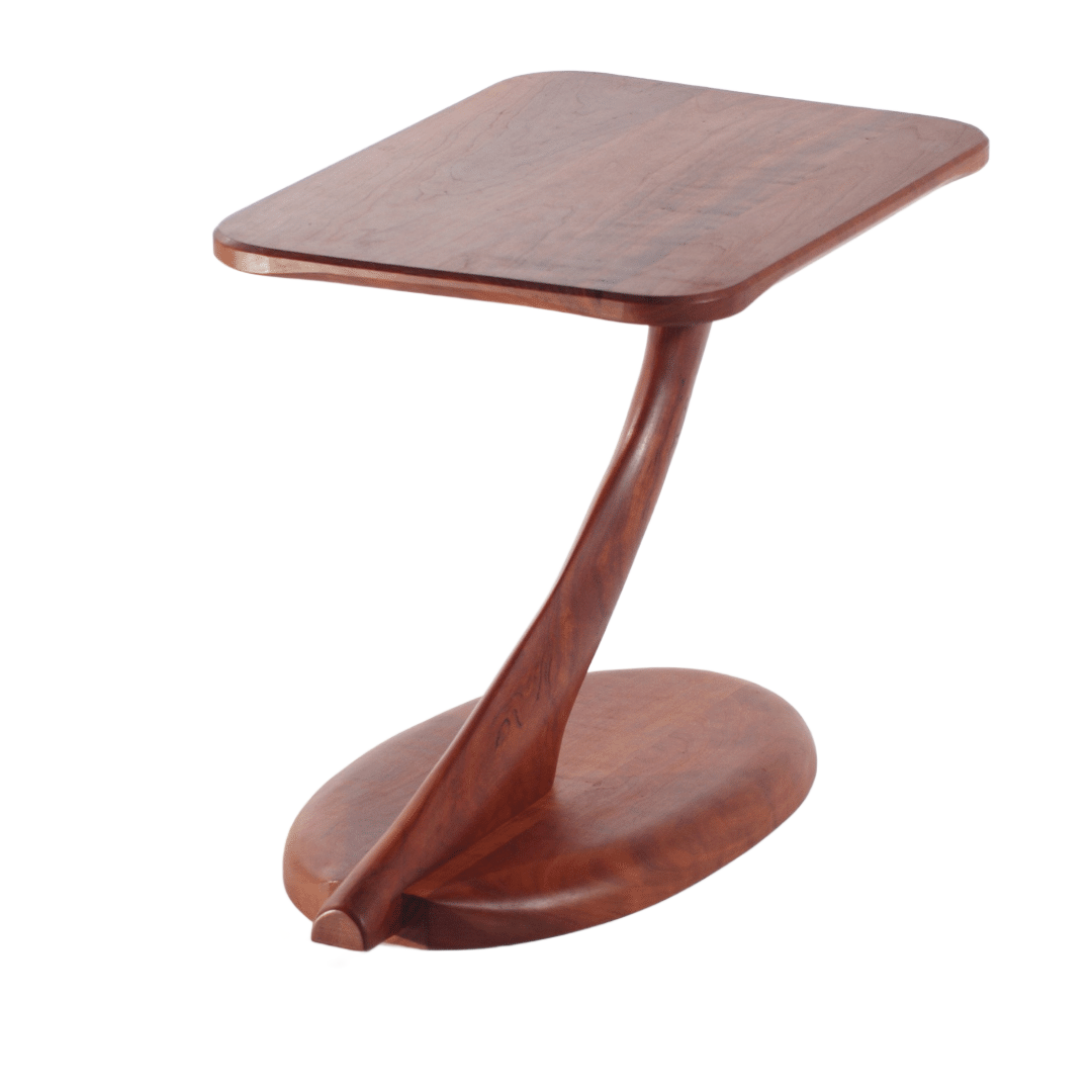 طاولة جانبية خشبية عصرية