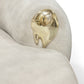 NEBET Luxurious Large Sofa in Gold Leather