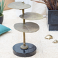 Oak 06 bronze side table
