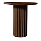 Capitello brown ash side table