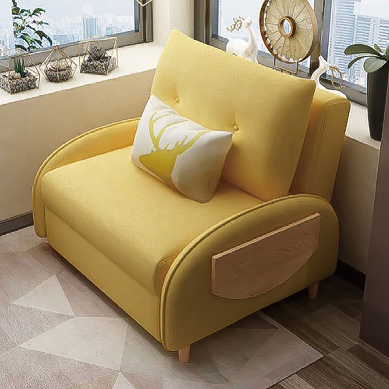 تصفح الان كرسي كنبة قابل للتمدد باللون الأصفر اونلاين | بيوت