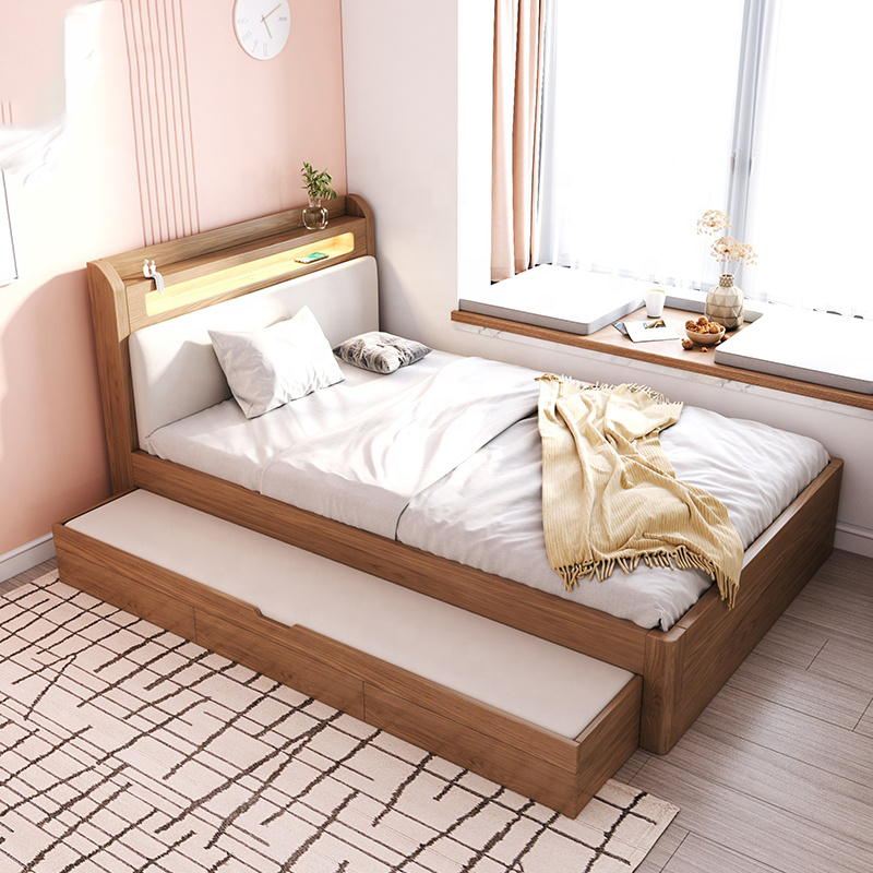 اشتري الان سرير نوم مزود بخزانة بتصميم عصري اونلاين | بيوت