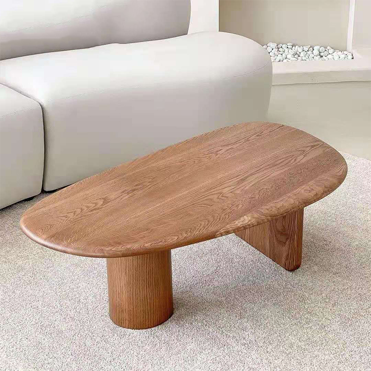 طاولة القهوة خشبي منحنيه