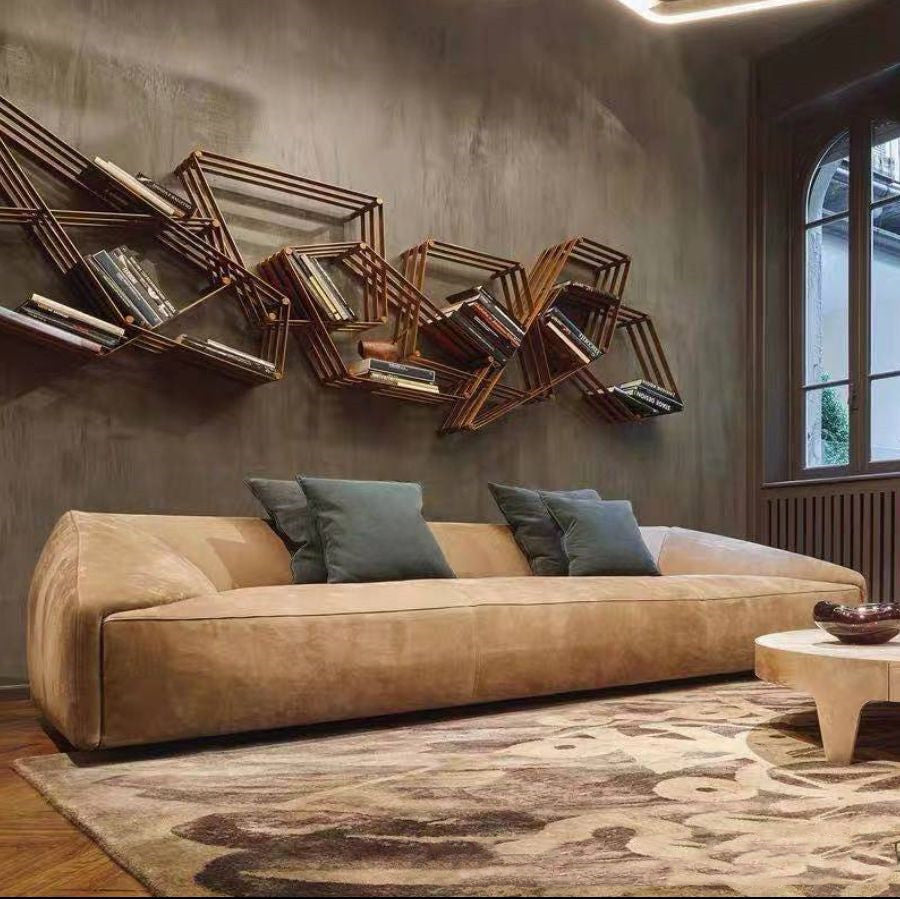 أريكة غرفة المعيشة بتصميم بسيط