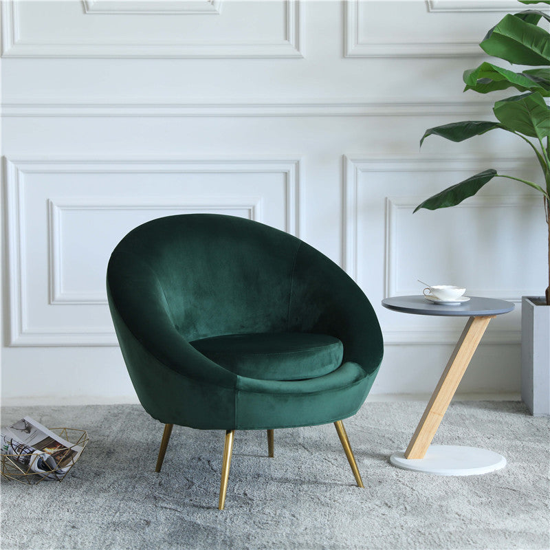 اشتري الان كرسي مفرد من خشب الزان باللون الأخضر | بيوت