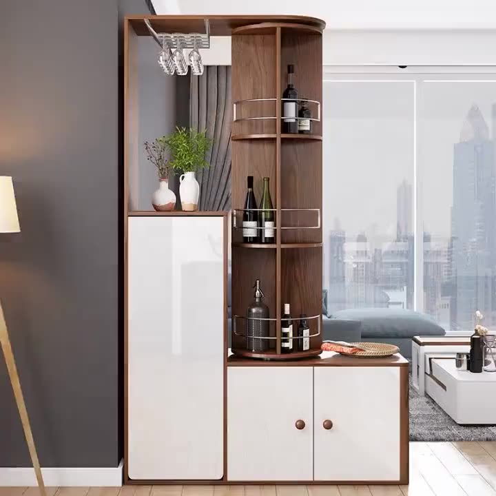 كوفي كورنر خشبي ابيض في بني تصميم عصري اونلاين | بيوت