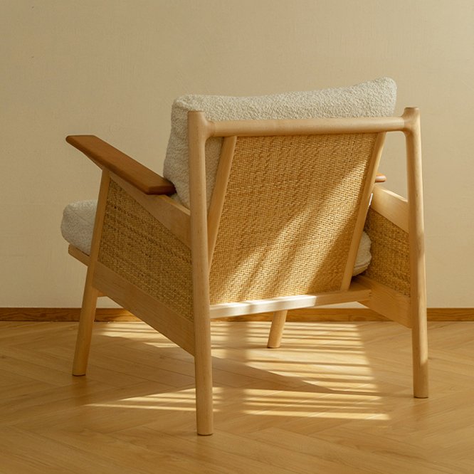تسوق الأن كرسي استرخاء من الخشب متعدد الالوان اونلاين | بيوت