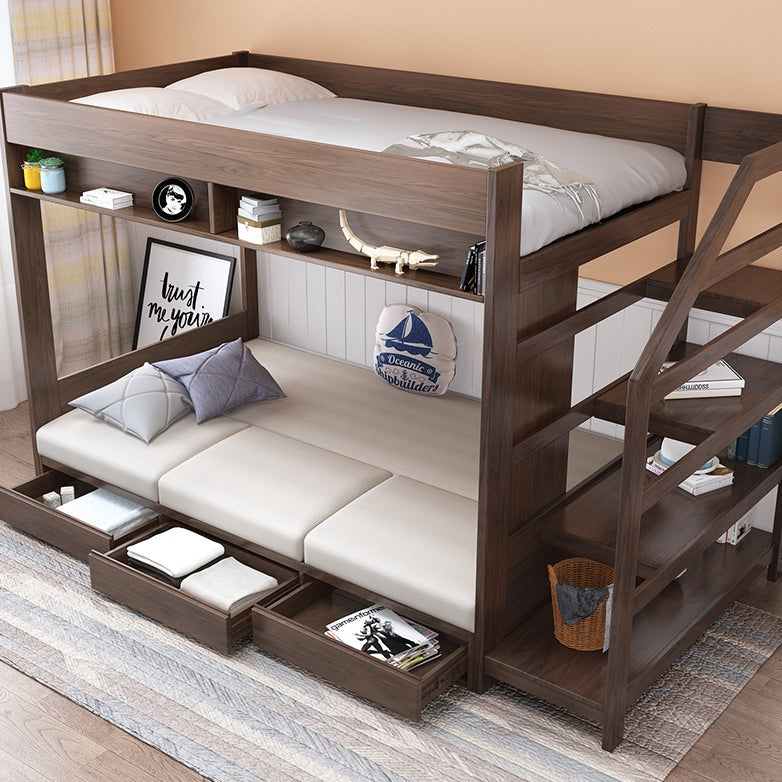 سرير اطفال بدورين بتصميم موفر للمساحات