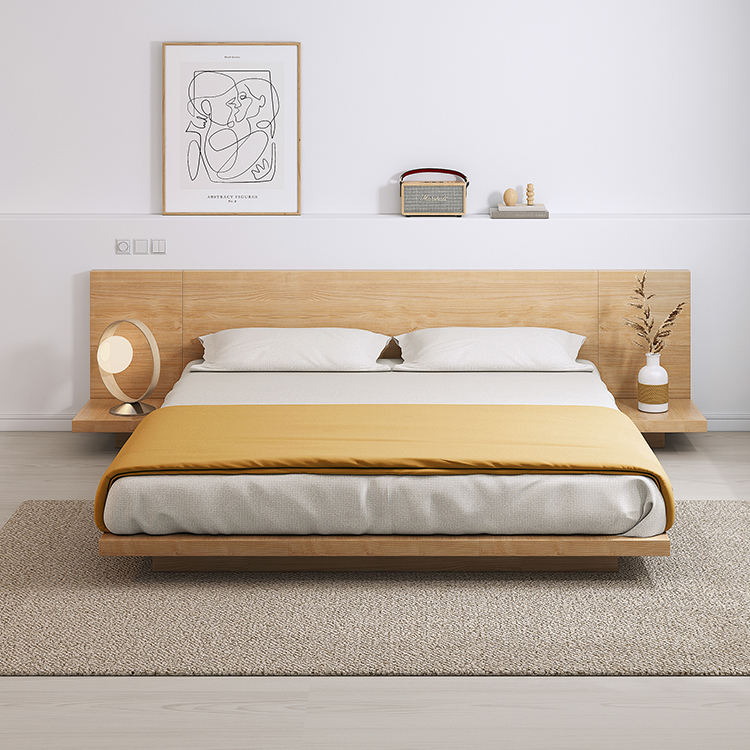 اشتري الان سرير من خشب الزان تصميم عصري اونلاين | بيوت