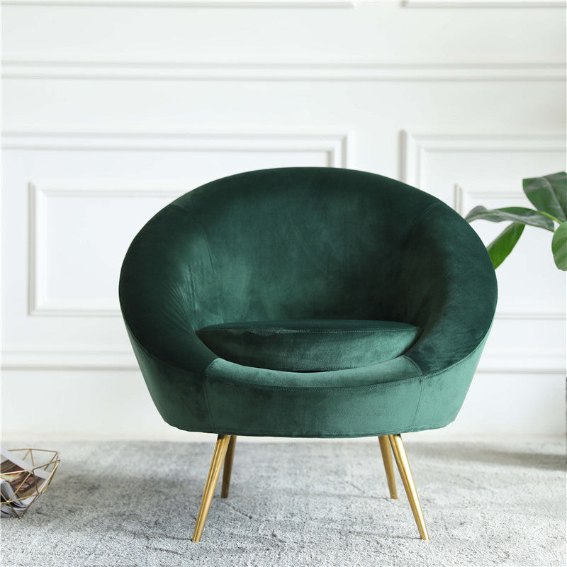 اشتري الان كرسي مفرد من خشب الزان باللون الأخضر | بيوت