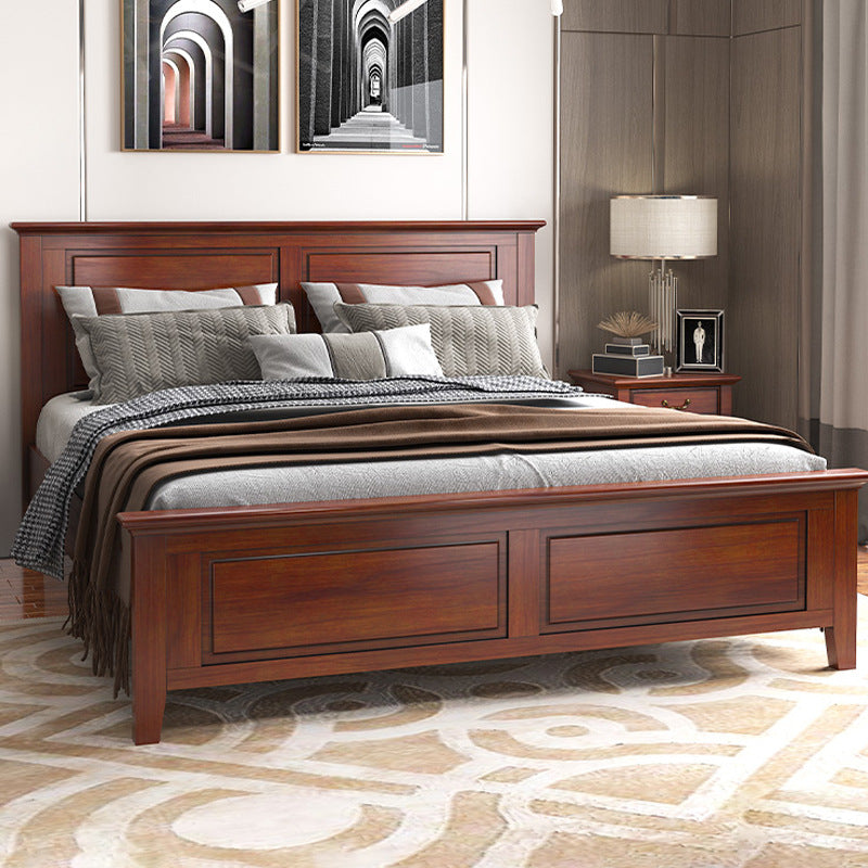 متوفر الان سرير خشبي تصميم عصري باللون البني اونلاين | بيوت