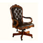 تصفح الان كرسي مكتب ملكي من الجلد والخشب اونلاين | بيوت