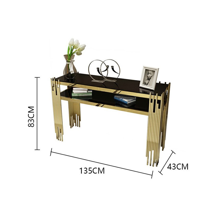 تسوق الان كونسول تصميم معدني فاخر ذهبي اونلاين | بيوت