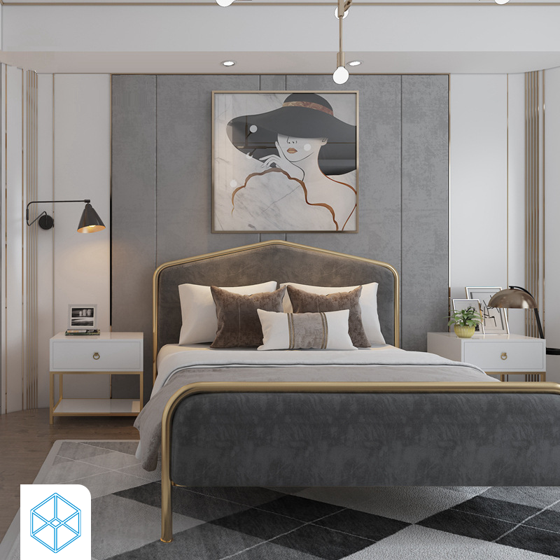 تصفح الان سرير نوم تصميم معدني مودرن بألوان متنوعة | بيوت