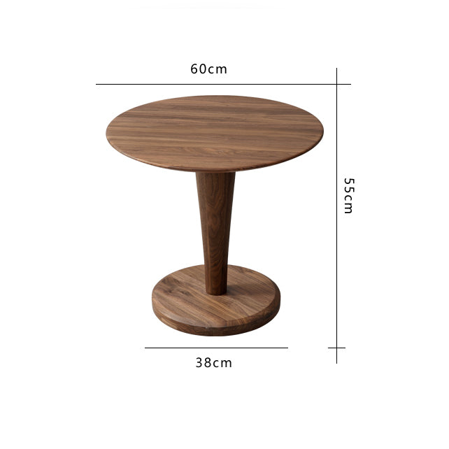 طاولة جانبية من الخشب