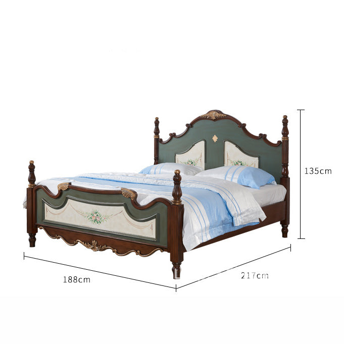 تسوق الان سرير خشبي بتصميم كلاسيكي عتيق اونلاين | بيوت