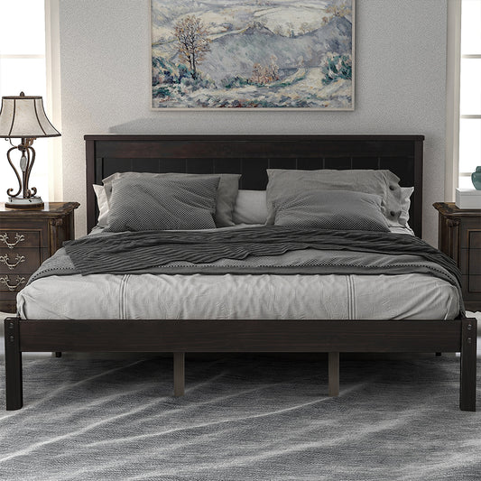 تصفح الان سرير نوم خشبي عصري باللون الاسود اونلاين | بيوت