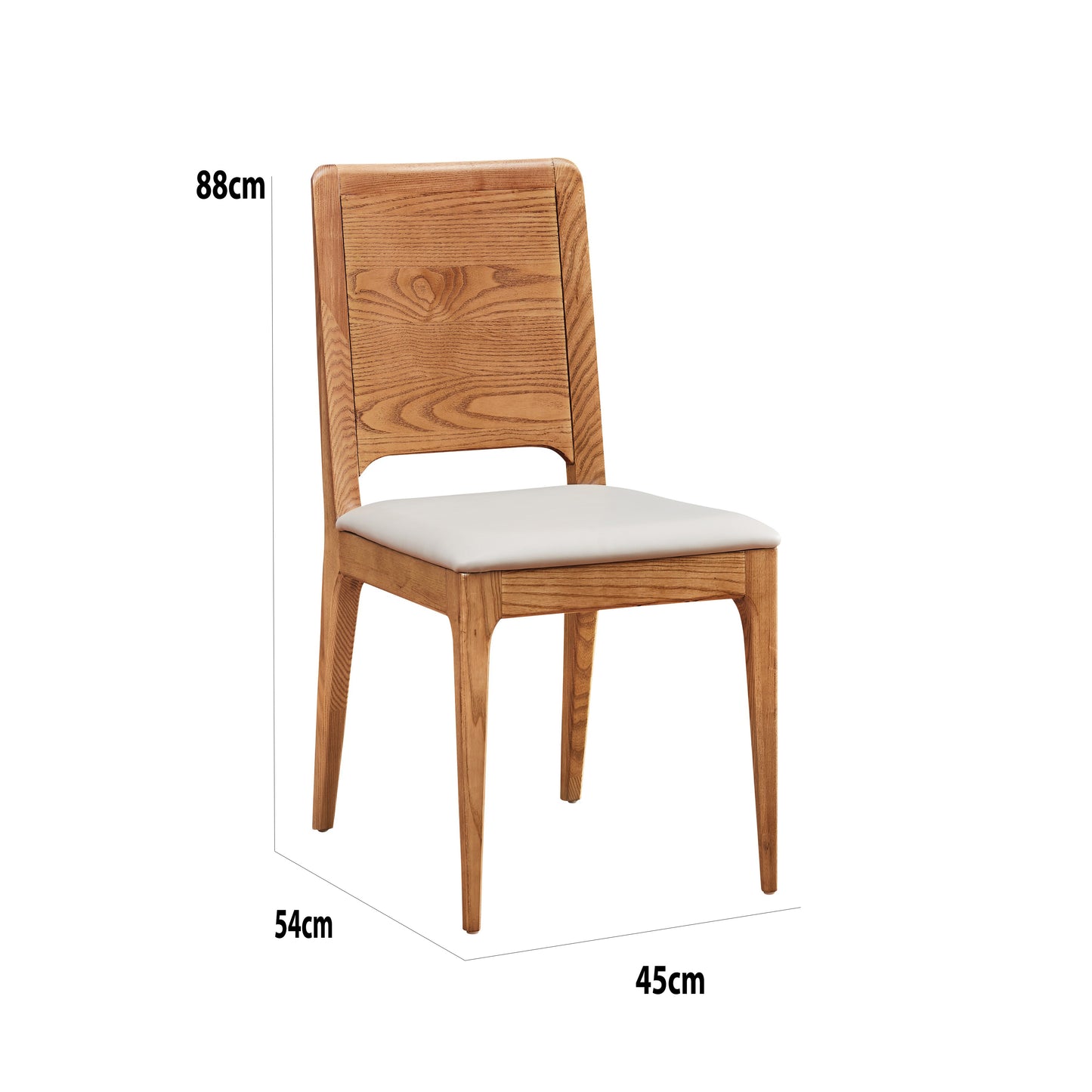 تصفح الان كرسي من الخشب بمقعد جلد عالي الجودة | بيوت
