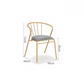 تصفح الان كرسي تصميم ستانلس ستيل باللون الذهبي | بيوت