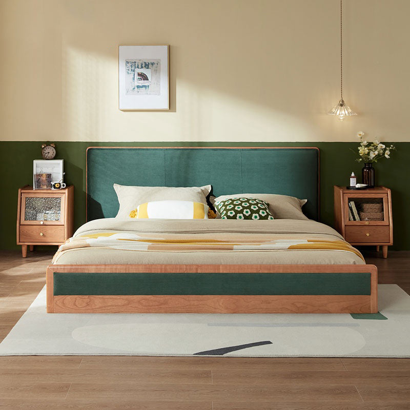 تصفح الان سرير خشبي مقاسين مختلفين تصميم حديث اونلاين | بيوت