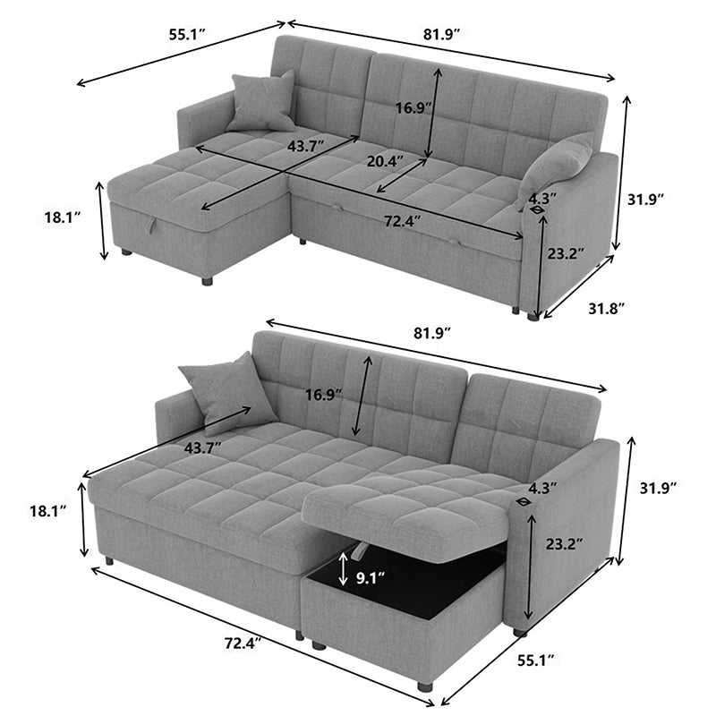 تصفح الان اريكة ثلاثية من القماش قابلة للطي اونلاين | بيوت