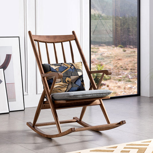 اشتري الأن كرسي استرخاء قابل للأهتزاز من خشب الزان | بيوت