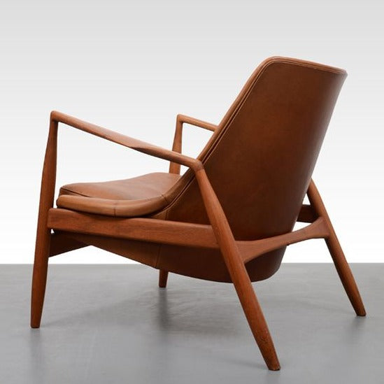 تصفح الأن كرسي فوتيه من الخشب و الجلد اونلاين | بيوت