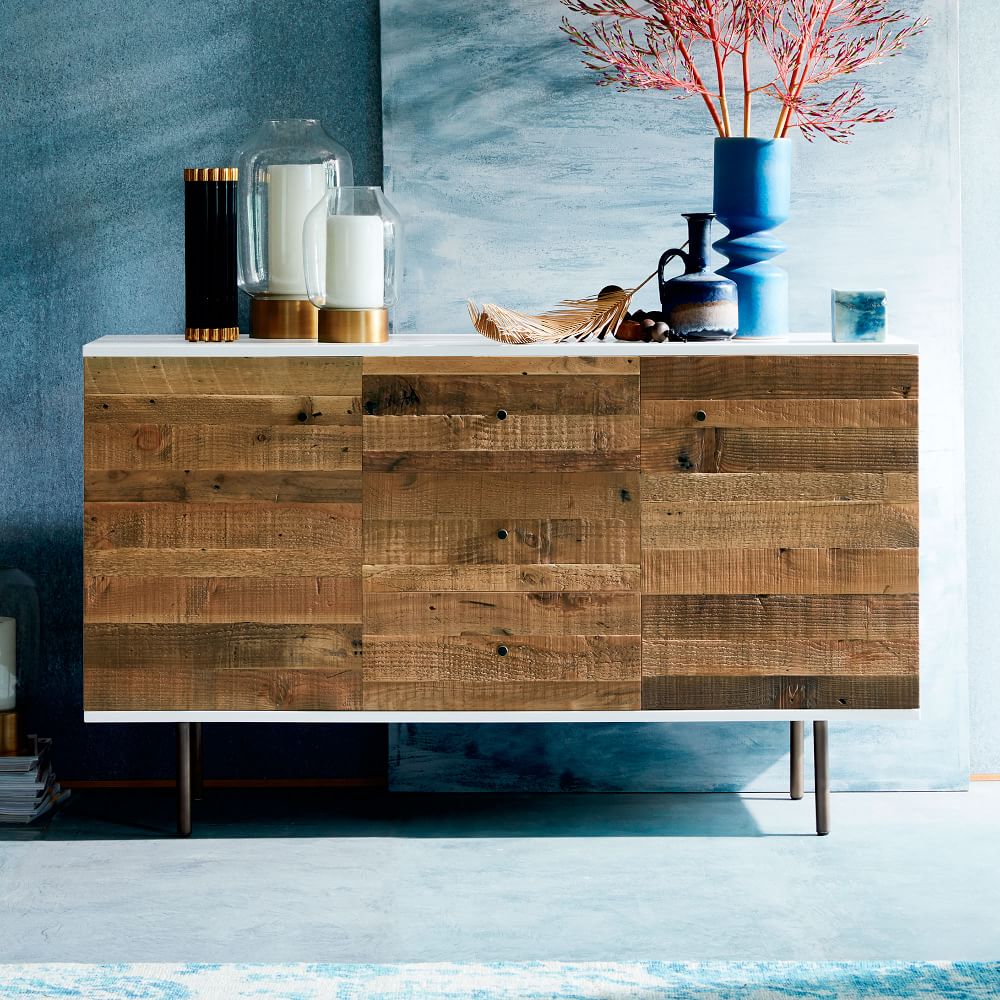 تسوق الان طاولة بوفية من الخشب تصميم انيق اونلاين | بيوت